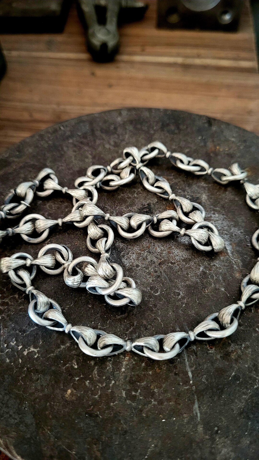 Handmade Sterling Silver Hellenistic Chain Necklace: Ancient Greek ...
