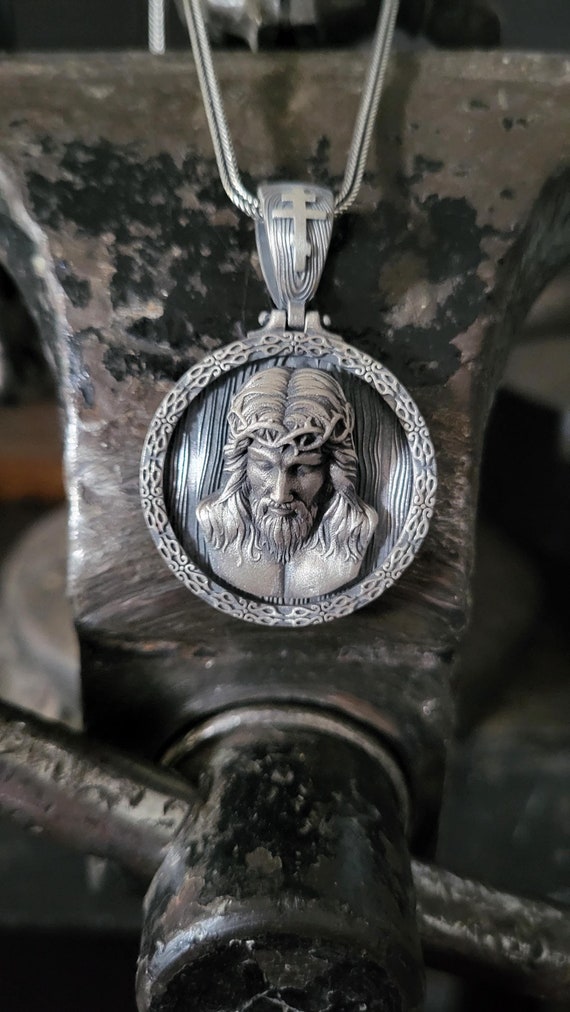 Eudora Collana Con Croce Crocifisso Argento Sterling 925 Placcato - Foto 13