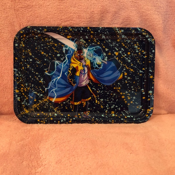 Static Shock Rolling Tray