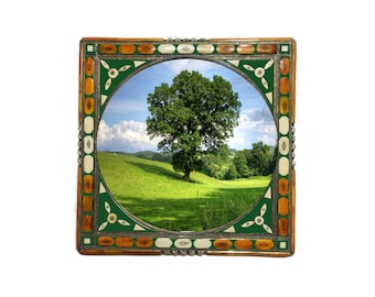 Eco-Friendly Recycled Wood & Resin Frame: Moroccan Artisan Craft Personalized frames unique handmade frames