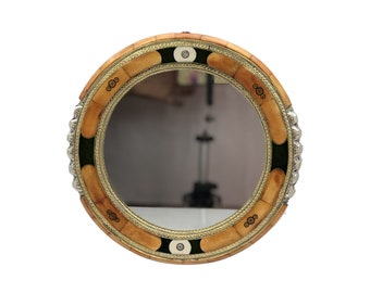 with black beautiful Reflections makeup Asymmetrical Mirror Decorative Mirror Aestethic Home Abstract Mirror Vintage Wall Mirror Wall Decor