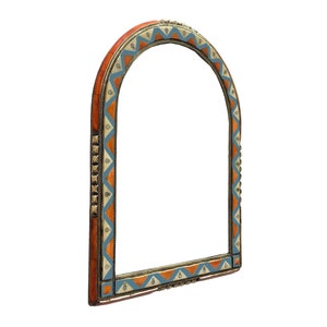 bleu Traditional Arched Mirror For Classic Decor Exquisite Design And Exceptional Quality Mirror For Gift Decorative Mirror| Colorful Mirror
