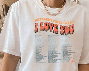 Ways to Say I Love - Etsy