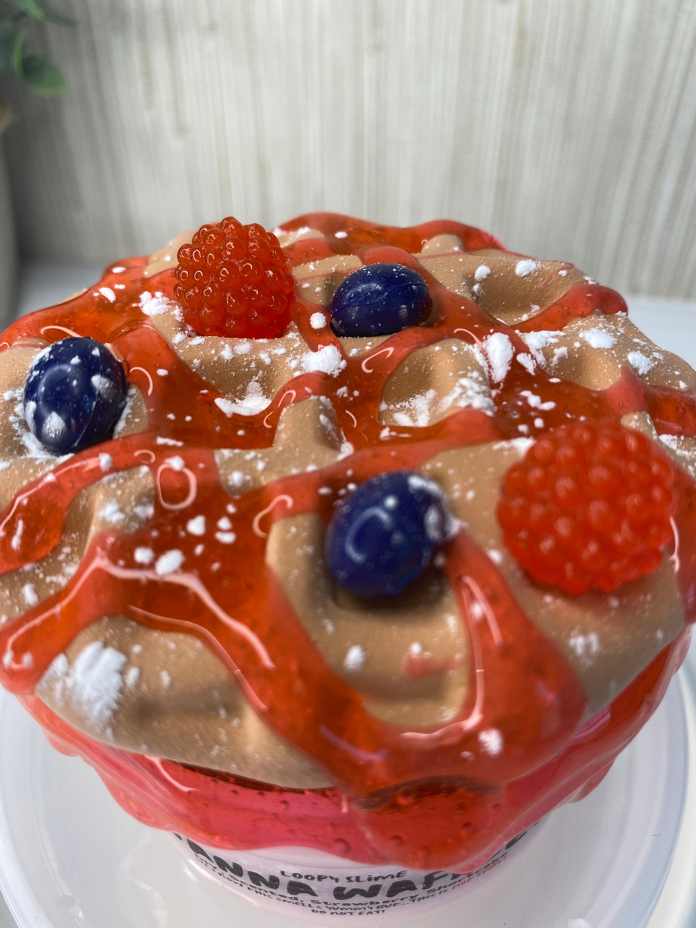 Wanna Waffle Slime DIY Waffle Slime Slime Shop Scented Etsy