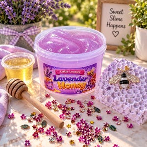 Lavender Honey DIY Slime Kit | Bee Jelly Slime