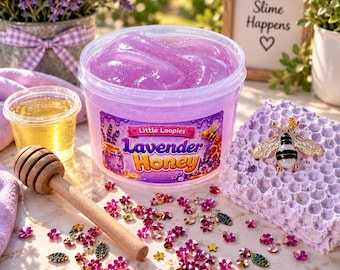 Lavender Honey DIY Slime Kit | Bee Jelly Slime
