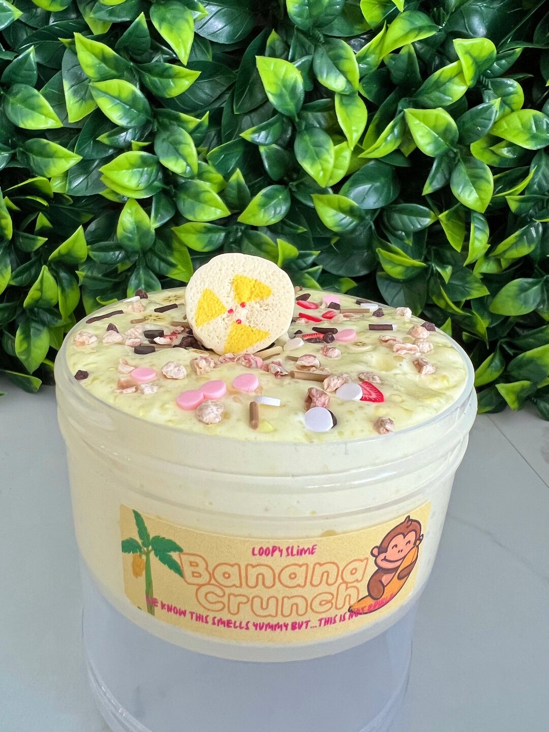 Banana Crunch Bingsu Slime Scented Banana Cream Pie - Etsy