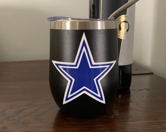Dallas Football Star - Wine Tumbler