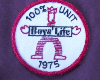 1975 Boys’ Life 100% Unit Award patch