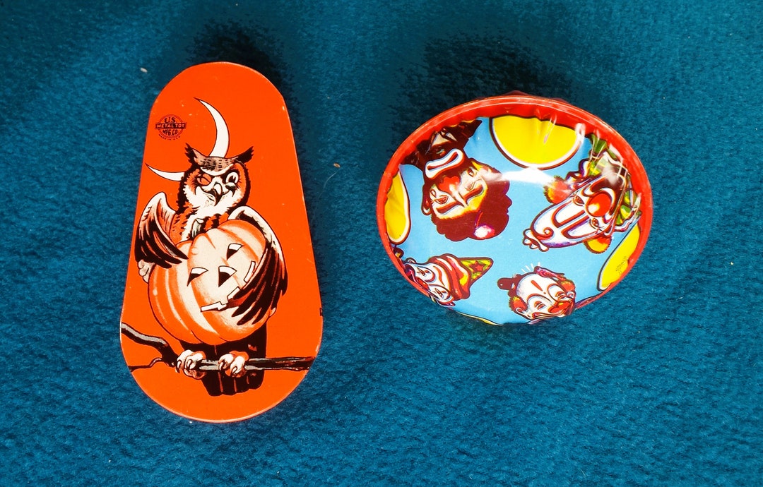 Vintage Halloween Noisemakers Shakers 1960's Etsy