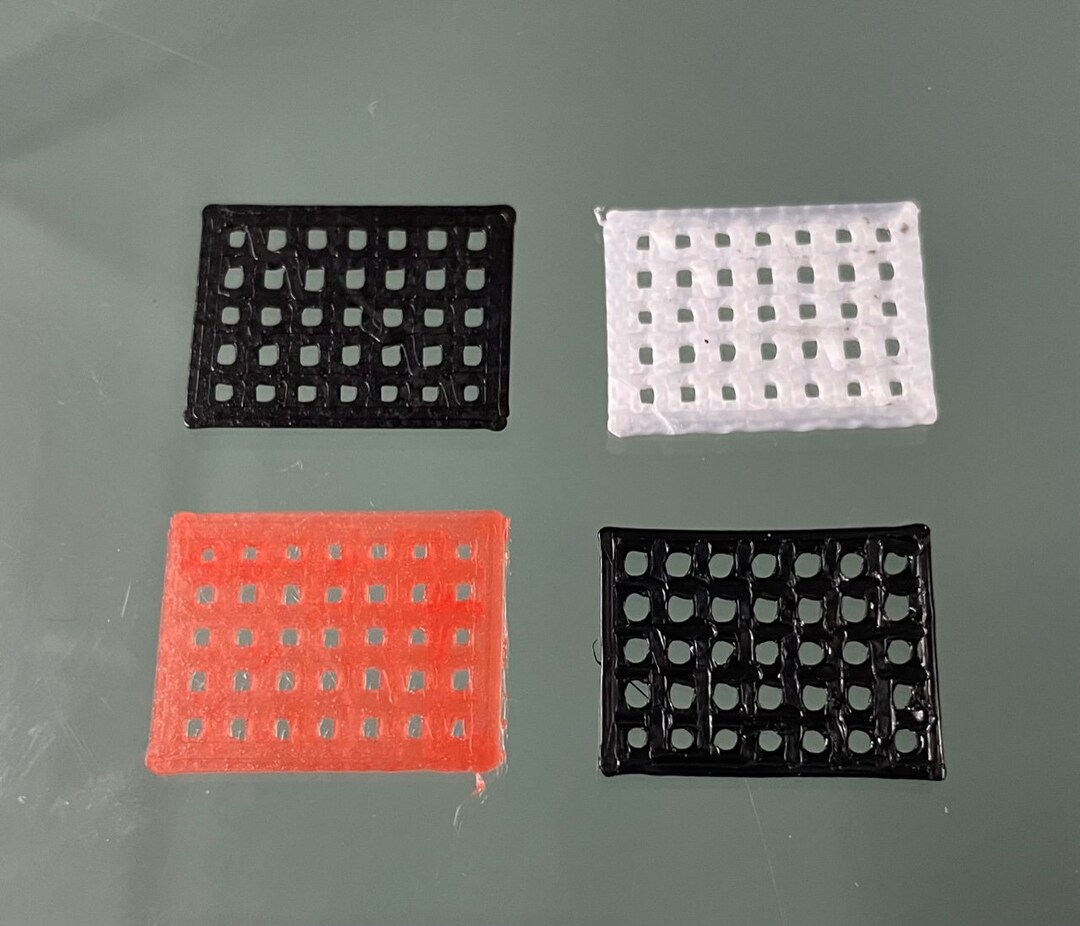 3D Printed Model Car Window Netting 4 Pack 1/24 Scale Etsy