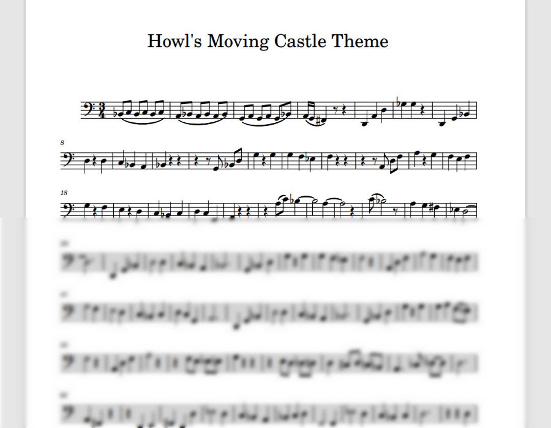 Howl's moving 2024 castle alto sax