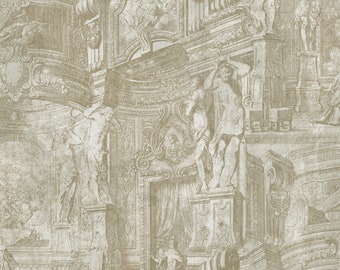 Casa Mia Monument Paper Non-Pasted Strippable Wallpaper Roll (Cover 56.05 sq. ft.)