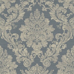 Casa Mia Prestigious Damask Paper Non-Pasted Strippable Wallpaper Roll (cover 56.05 sq. ft.)