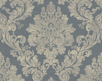 Casa Mia Prestigious Damask Paper Non-Pasted Strippable Wallpaper Roll (cover 56.05 sq. ft.)