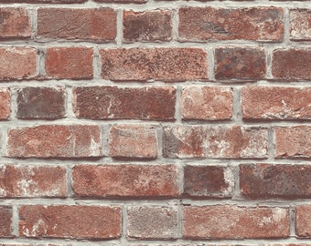 Brick Vinyl Peel and Stick Wallpaper Roll (Covers 30.75 sq. ft.)