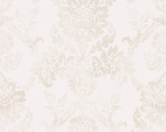 Casa Mia French Damask Paper Non-Pasted Strippable Wallpaper Roll (Cover 56.05 sq. ft.)
