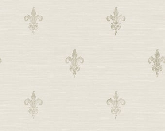 Casa Mia French Lily Paper Non-Pasted Strippable Wallpaper Roll (Cover 56.05 sq. ft.)