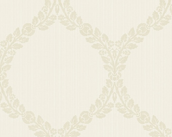 Casa Mia Oval Damask Paper Non-Pasted Strippable Wallpaper Roll (Cover 56.05 sq. ft.)