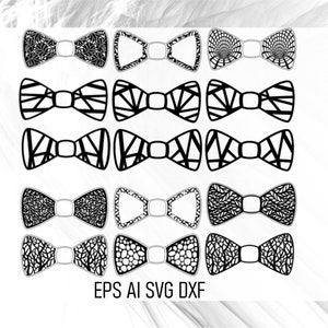 37 Bowtie bundle ,vector files,svg,dxf,cnc files,wooden bowtie svg, papillon svg,polygon bowtie bundle,polygon svg