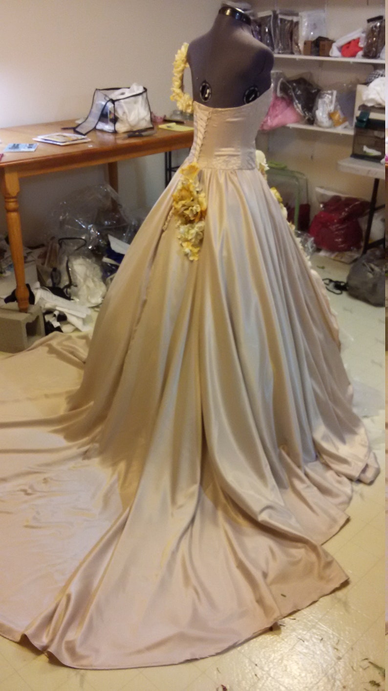 Stunning Spanish Ball Gown Wedding Dress Done in Your Colors Etsy