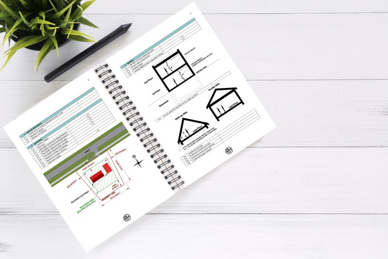 Home Planning Checklist Architectural Design Brief Etsy