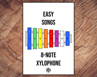 アイリッシュソングブック Easy Songs - 8-note Xylophone Songbook - Etsy
