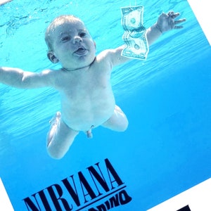 Nirvana Nevermind Framed Album Cover PRINT image 2