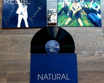 Richard Ashcroft Signed Natural Rebel Vinyl Album-Comes with FREE PRINT and cassette as shown.