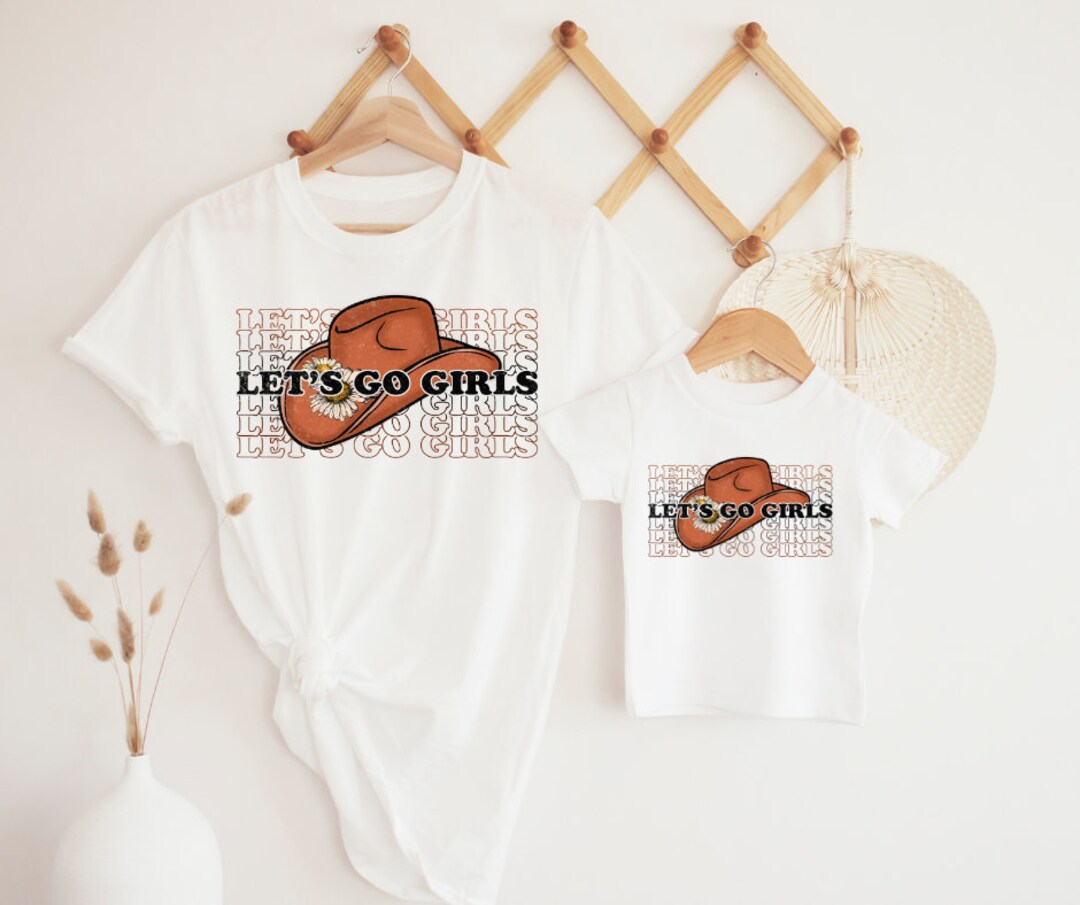 Toddler Lets Go Girls Graphic Tee,lets Go Girls T-shirt, Retro Graphic ...