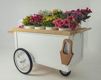 Collapsible Event Bar | Wedding Flower Snack Charcuterie Cart
