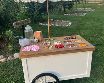Collapsible Bar | Wedding Bar | Event Bar | Snack Cart | Charcuterie Cart | Mobile Bar | Flower Bar | Bouquet Bar