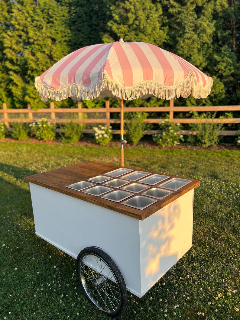 Collapsible Snack Bar Wedding Bar Event Bar Flower Bar Snack Cart
