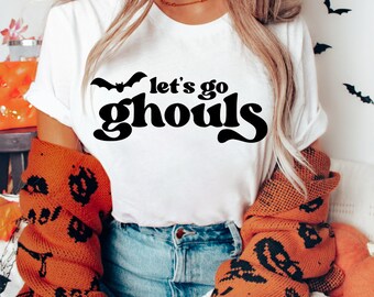 Lets Go Ghouls Halloween Shirt, Family Matching Tee