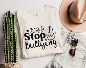 Stop Bullying T-Shirt - Pink Shirt Day, Anti-Bullying Tee