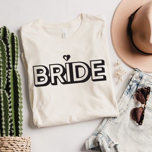 Bride Shirt, Bride to Be, Engagement Shirt, Honeymoon Shirt, Bridal Gift, Wedding Tee, Bridal Shower Gift, Bride Tshirt, Future Mrs
