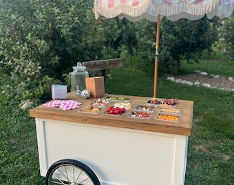 Collapsible Bar | Wedding Bar | Event Bar | Snack Cart | Charcuterie Cart | Mobile Bar | Flower Bar | Bouquet Bar