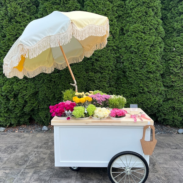 Collapsible Bar | Wedding Bar | Event Bar | Snack Cart | Charcuterie Cart | Mobile Bar | Flower Bar | Bouquet Bar