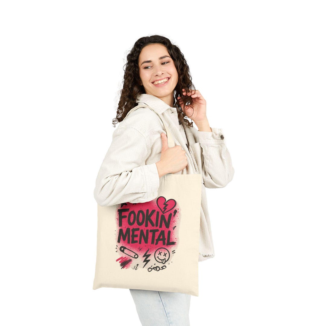FOOKIN' MENTAL * Yung Blud * Cotton Canvas Tote Bag - Etsy Australia