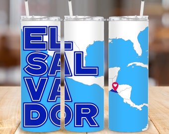 El Salvador tumbler wrap DIGITAL FILE