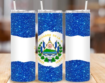 El Salvador flag wrap DIGITAL FILE