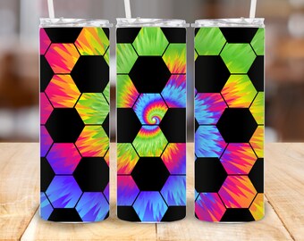 Tie dye voetbal tuimelaar wrap DIGITALE DOWNLOAD