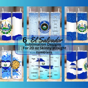 El Salvador tumbler wrap bundle DIGITAL DOWNLOAD