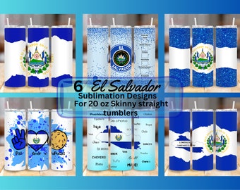 El Salvador tumbler wrap bundle DIGITAL DOWNLOAD