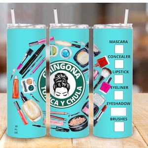 Makeup starbucks tumbler wrap DIGITAL FILE
