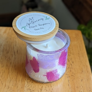 Black Raspberry Vanilla - Natural Soy Wax Candle 5oz