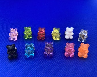 Gummy bear pin badge/bear pin/cute pin/sweet
