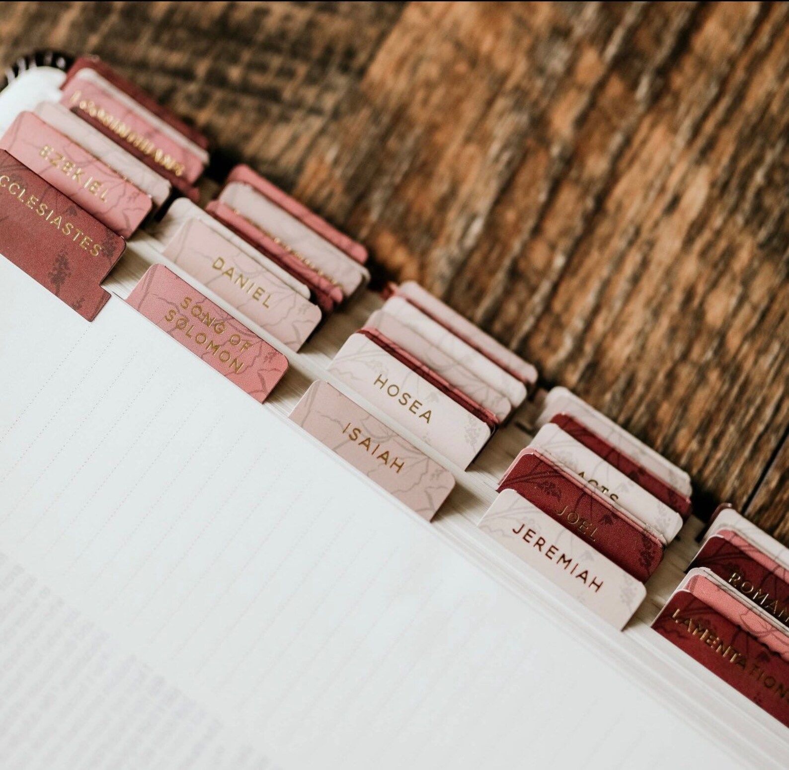 Ultimate Bible Bundle Rose Gold Bible Tabs Transparent Etsy