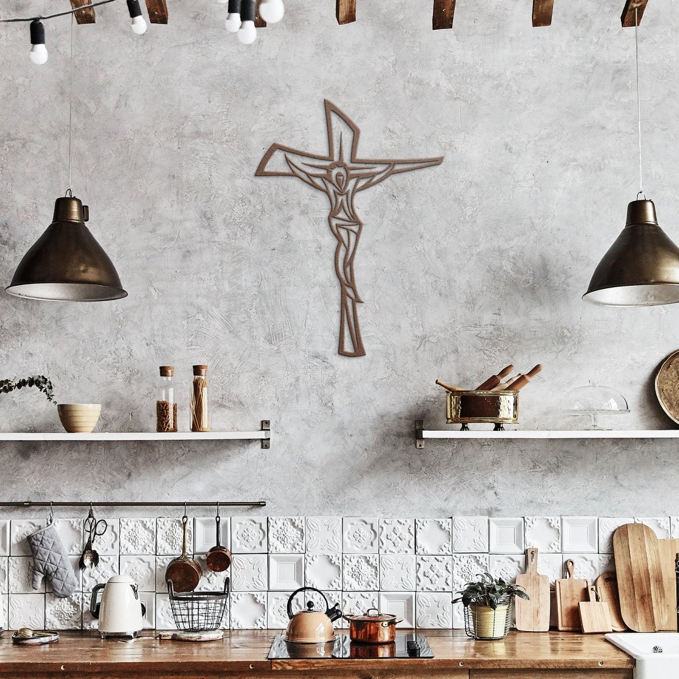 Jesus Christ Cross Wall Art Christian Decor Religious Gifts Etsy UK