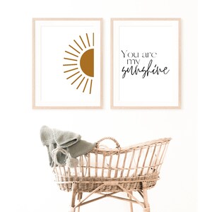 You Are My Sunshine Print: Boho Nursery Wall Art (Digital Download)